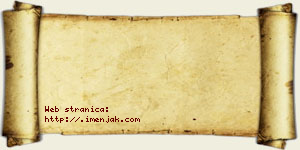 Sara Jakupi vizit kartica